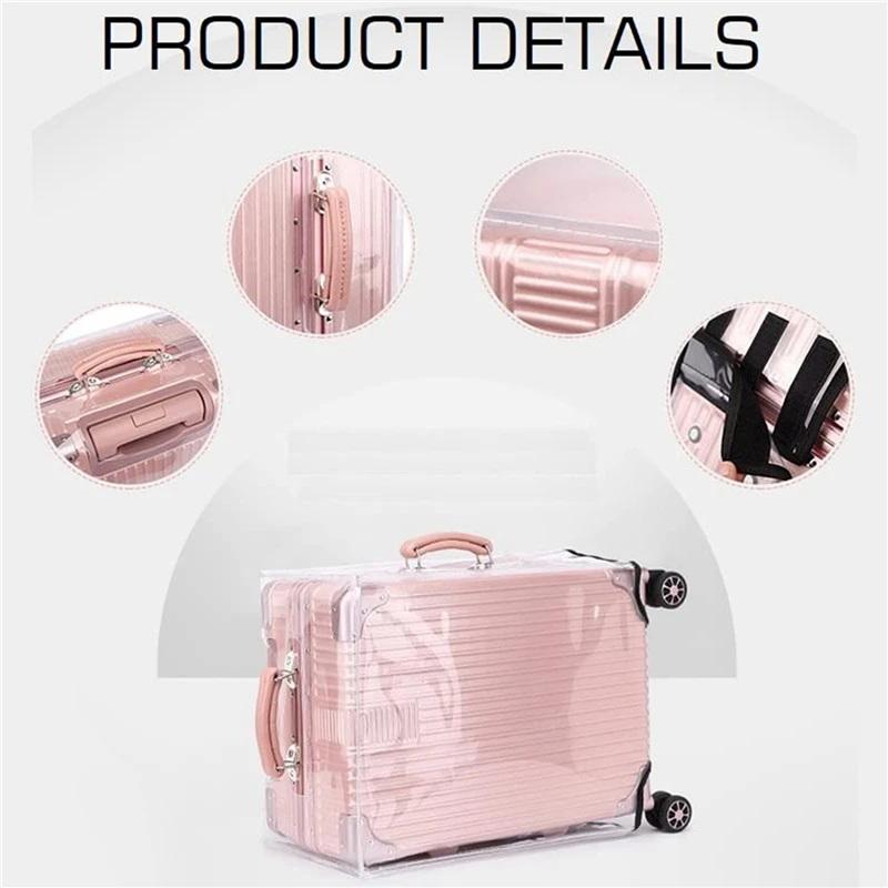 1Pc Clear PVC Suitcase Protect - Luggage Protective Cover Transparent review and price