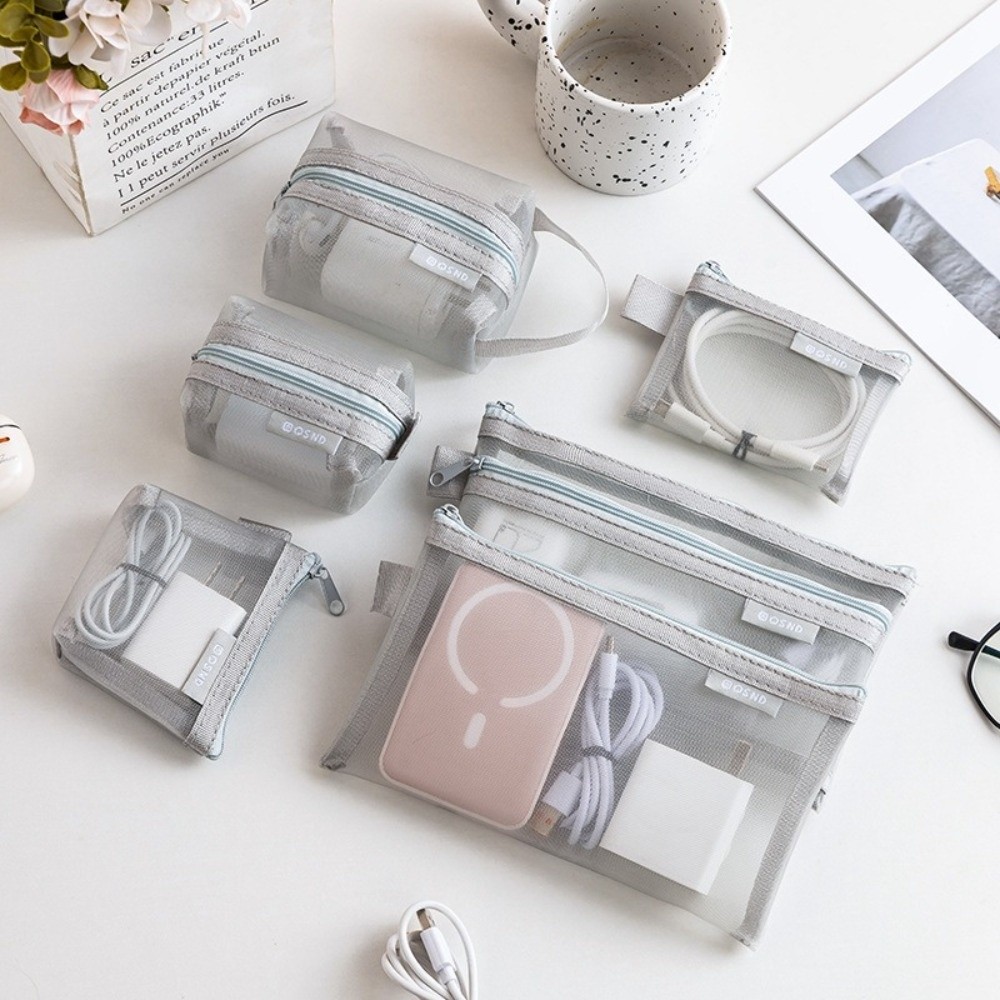 Multipurpose Nylon Transparent - Cosmetic Bags review and price