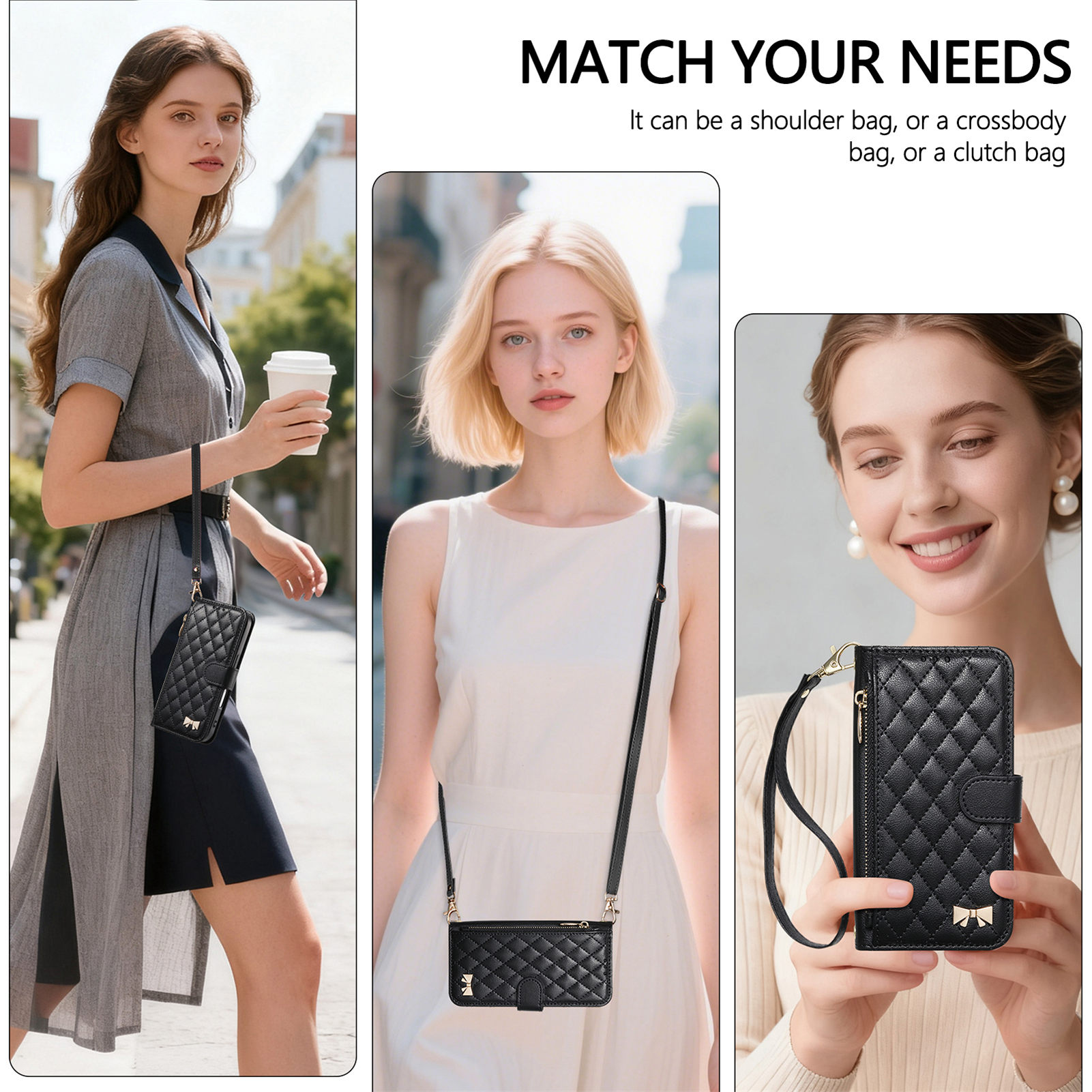 PU Leather Zipper Crossbody Wr - Wallets review and price