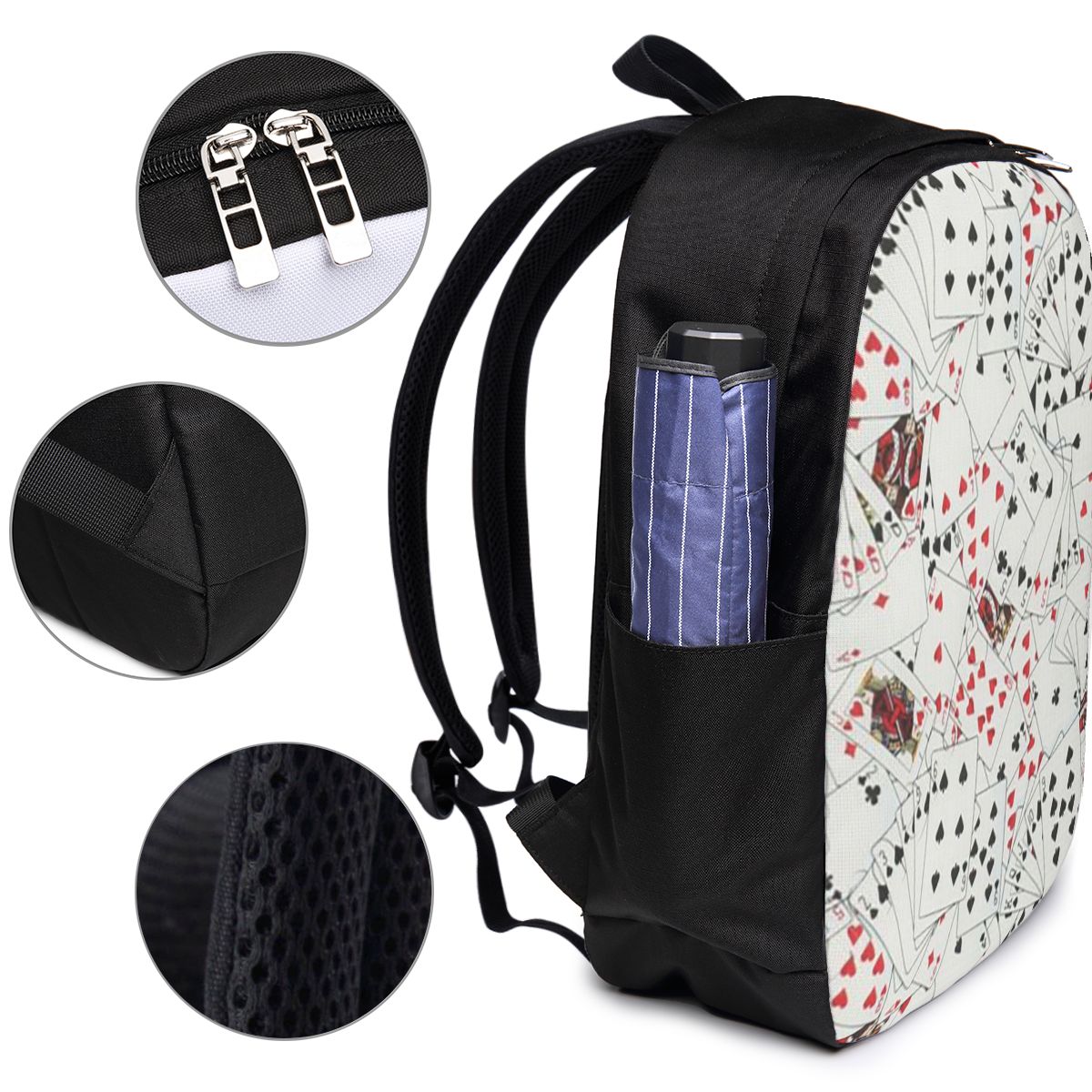 Playing Cards Poker Print Back - Travel Bags review and price