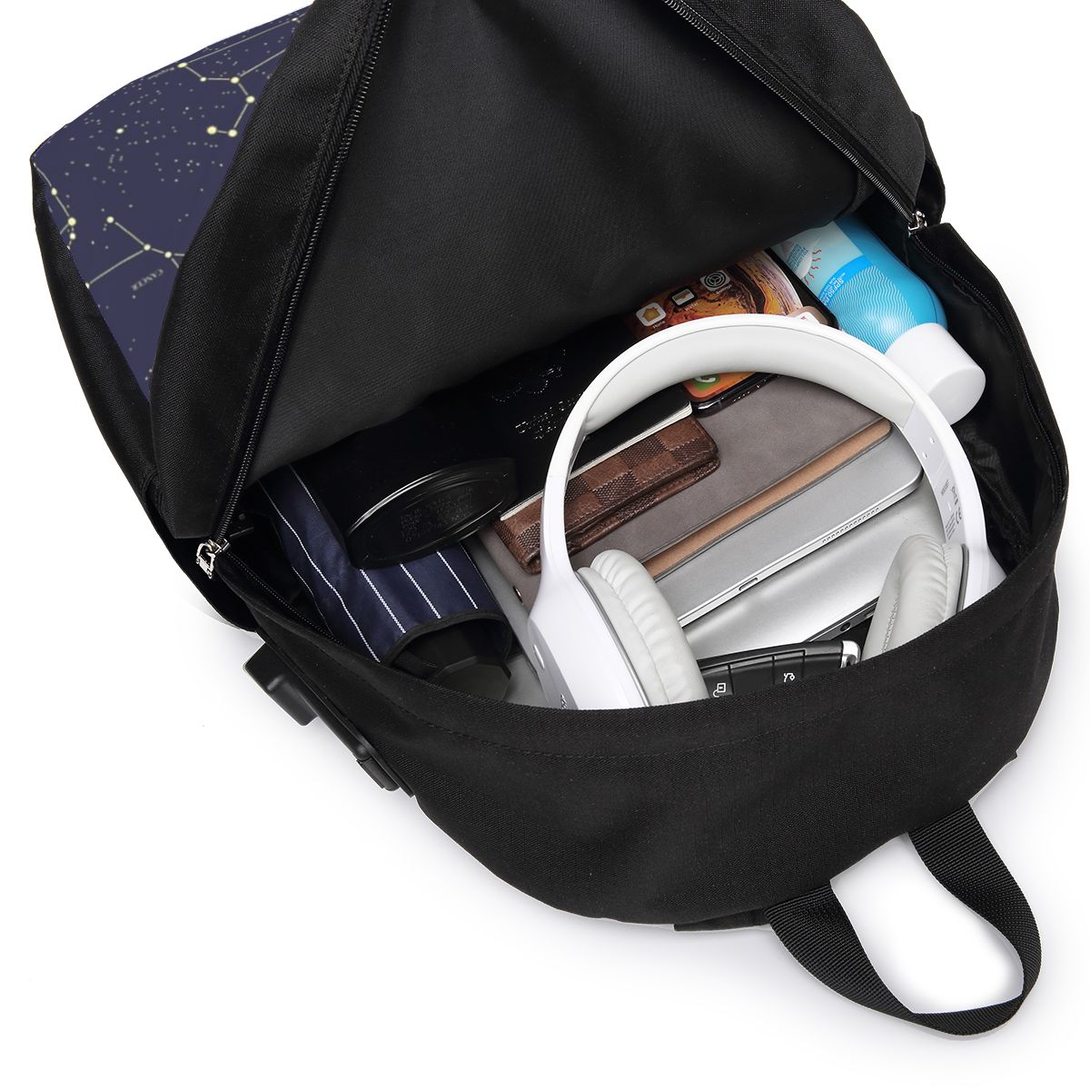 Night Sky Golden Celestial Sta - Backpacks review and price