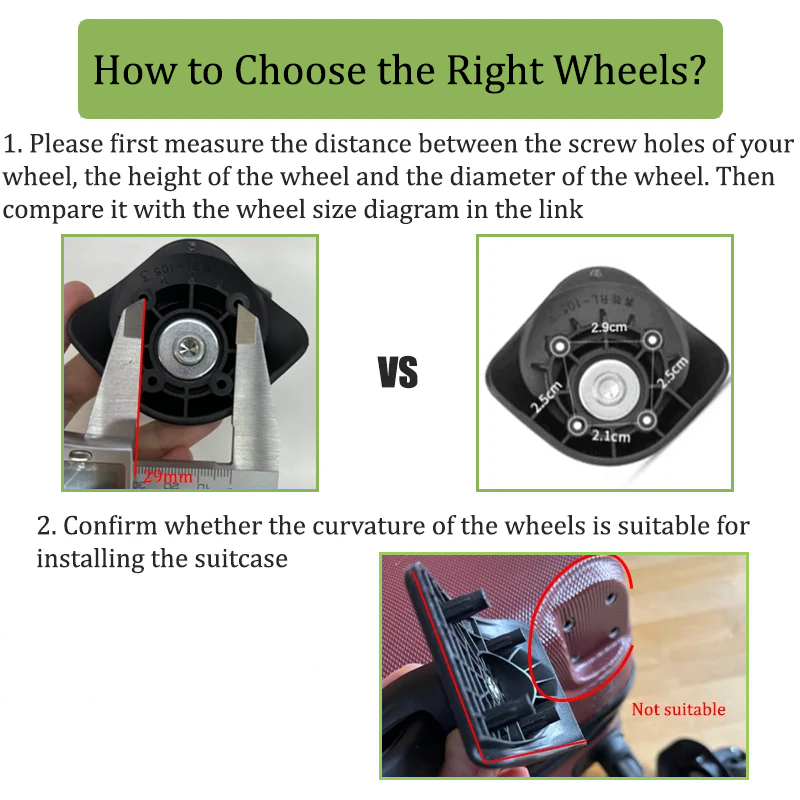For Samsontie U91 Series Lugga - Silent Replacement Luggage Wheels review and price