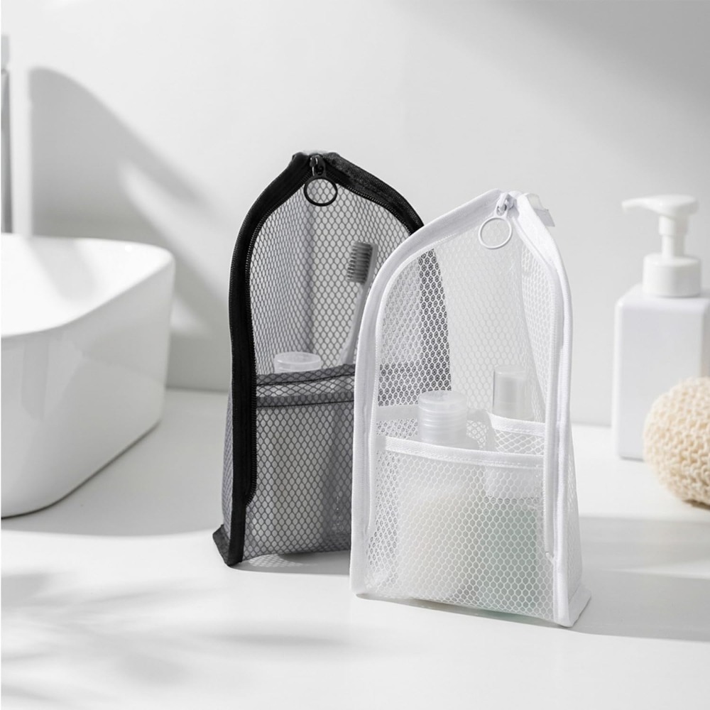 Mesh Toiletry Bag Breathable Q - Cosmetic Bags review and price