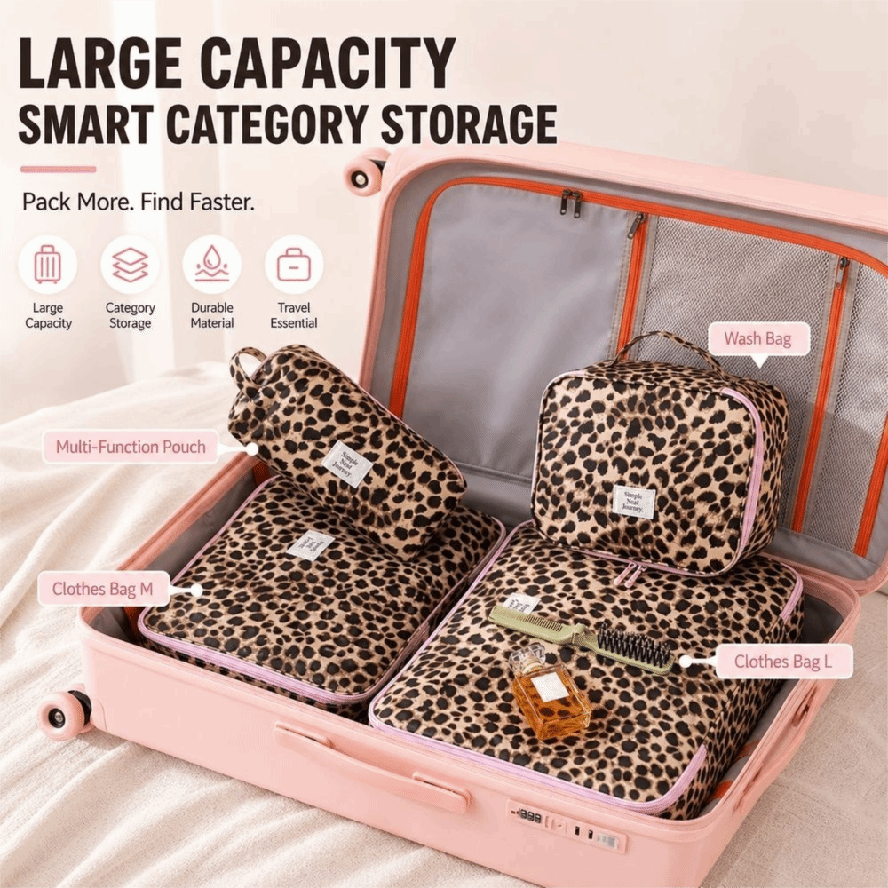 Waterproof Leopard Makeup Bag  - Cosmetic Bags review and price