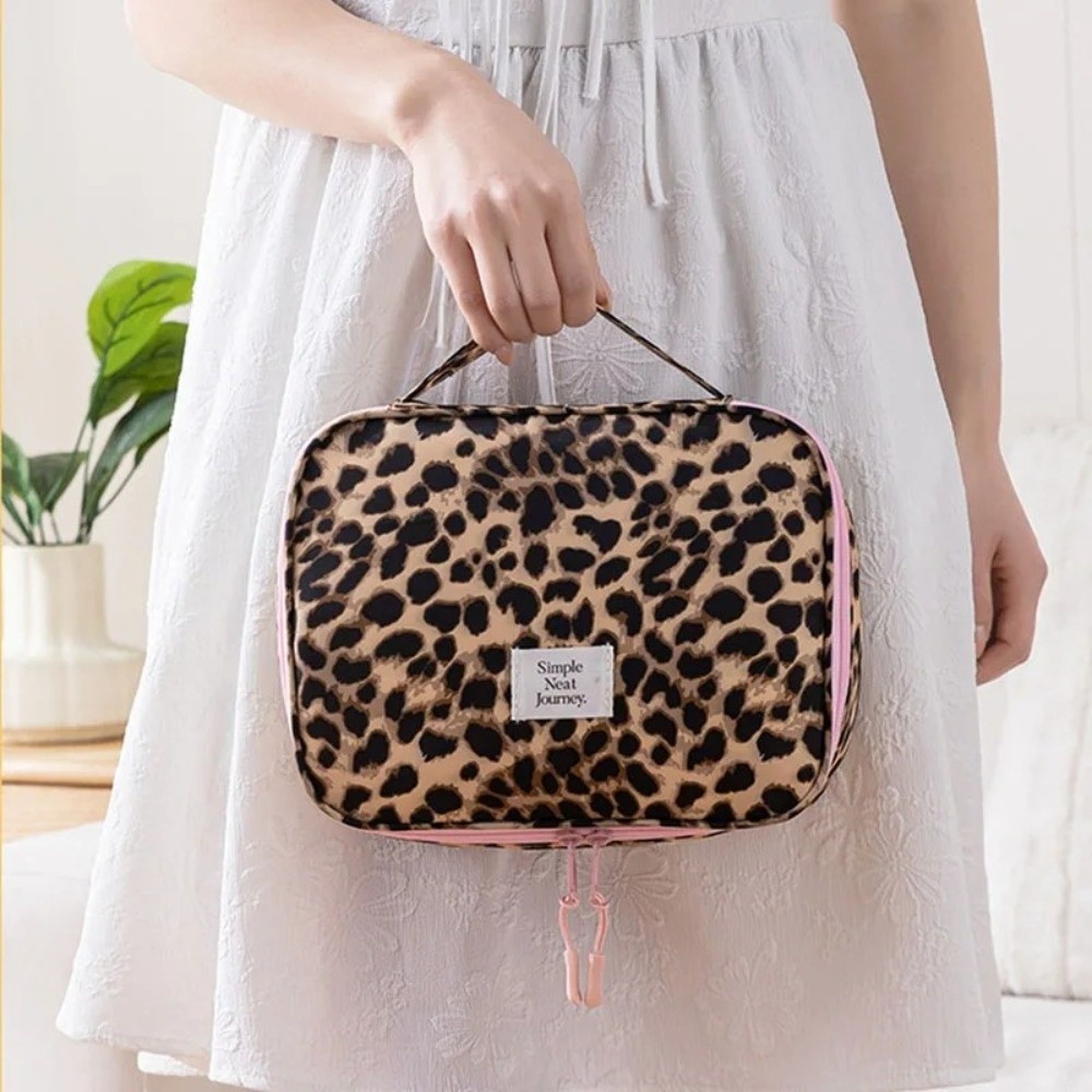 Waterproof Leopard Makeup Bag  - Cosmetic Bags review and price