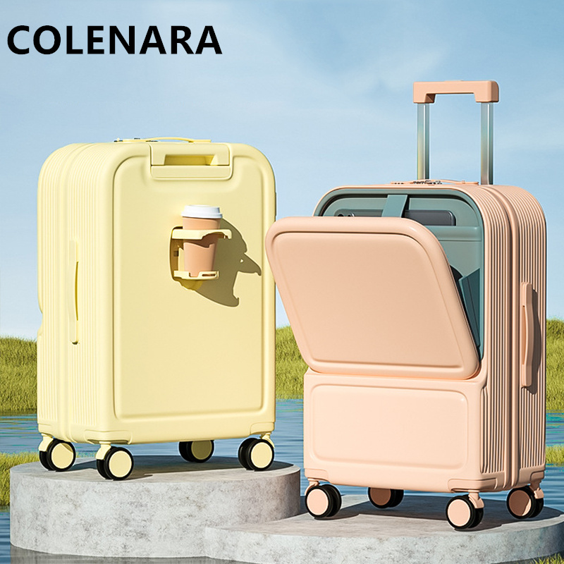 COLENARA ABS+PC Suitcase Front - Front Opening Laptop Luggage 24 Inch review and price