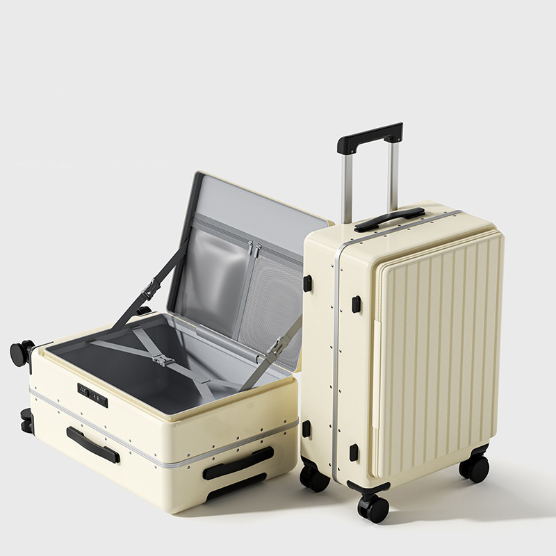 Side Opening Luggage 2025 New  - Aluminum Frame Carry On Luggage review and price